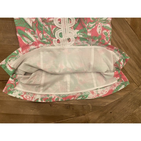 Lilly Pulitzer Annabelle Halter Tank in Forgot My Trunks Print Size‎ 0 - Picture 4 of 6